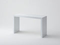 Consolle in pannello composito 120x35x76 cm - bianco - design a portale per soggiorno